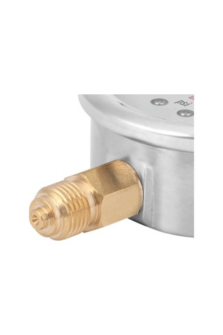 Besthome1 Y60 Radyal Vakum Manometre, -1-0bar, 1/4 Bsp, Petrol-metalurji İçin, Dayanıklı Çelik-bakır