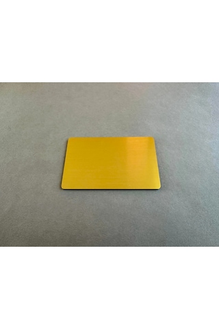 Gold Metal Nfc Kartvizit Ntag215 Temassız Nfc Kart 86 56 Mm, 540 B
