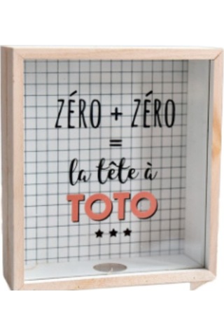 Venturemart Ahşap Fotoğraf Çerçevesi Kumbara