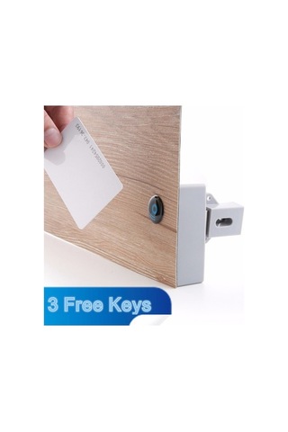 Besthome1 Pil Rfid İç Kart Sensör Kabin Çekmece Akıllı Smartlock Dıy Gizli Dijital Kilit, Deliksiz Ve Gizli