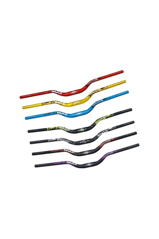 Artfulabode Yüzeyli Yükseltme Yükselti Uzunlukta Mat Kırmızı Gidonu Gidonu Gidon Dağ Bisikleti Bisiklet Bisiklet Alüminyum Alaşım 780mm 55mm 31.8mm Fr Kırmızı