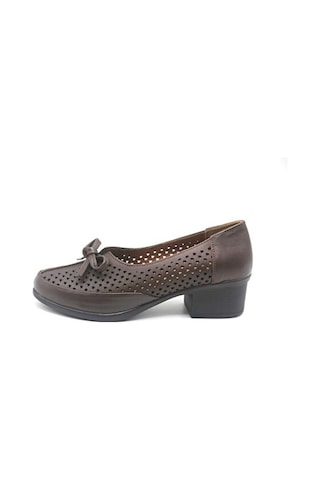 Castle Black 24556 Kadn Deri Comfort Ayakkabı Kahve Kahverengi
