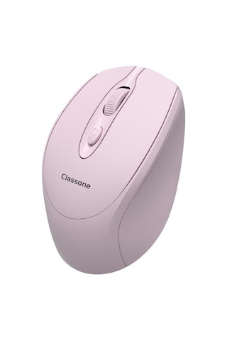 Classone Cbt16 Bluetooth + 2.4 Ghz Şarj Edilebilir Kablosuz Mouse - Pembe Cbt16