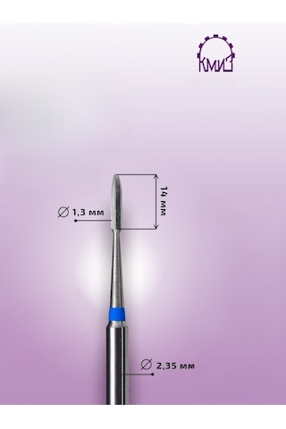 Kmiz Manikür Emniyetli Silindir Törpü Ucu Mavi Fbc-013cl6