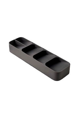 Siyah 5 Bölmeli Çekmece Içi Kaşıklık Çatal Kaşık Düzenleyici