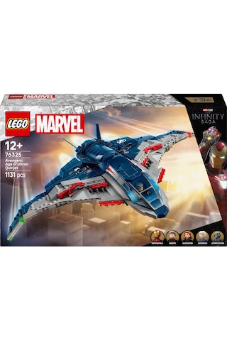 LEGO® ǀ Marvel Avengers: Ultron Çağı Quinjet, 76325 - 12 Yaş ve Üzeri için Yaratıcı Oyuncak Yapım Seti (1131 Parça)