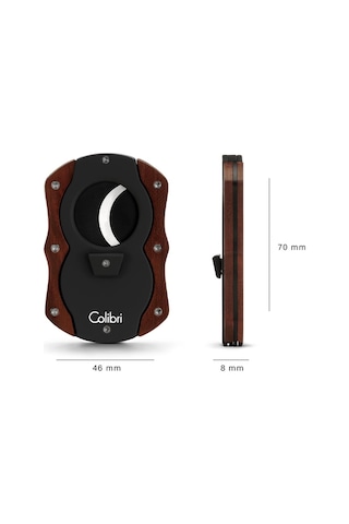 Colibri Wood S-cut Dark Burl - Siyah Puro Makası Kesici