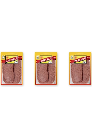 Dilimli Dana Macar Salam 250 Gr. Üçlü Paket Toplam 750 Gr.