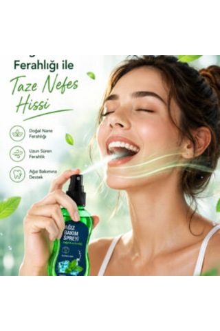 Ağız Bakım Spreyi Uzun Süreli Nane Ferahlığı 50 Ml