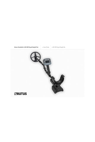 Rutus Atrex Dedektör 28 Cm Siyah Başlıklı Paket