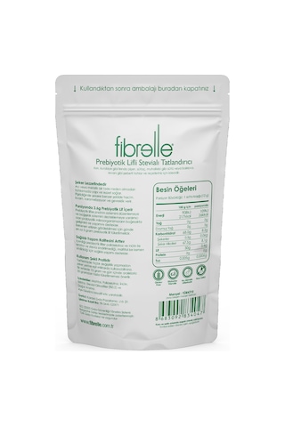Fibrelle Prebiyotik Lifli Stevialı Tatlandırıcı 1200 G