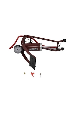 Sıladanal Basınç Göstergeli Ayak Pompası Araba Bisiklet Motor Lastik Pompası Siyah