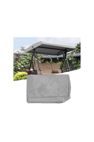 Vkemall Dış Mekan Masa Sehpası Kiremit Desenli Tahta Tabaklı Ahşap Sehpahane - Kahverengi