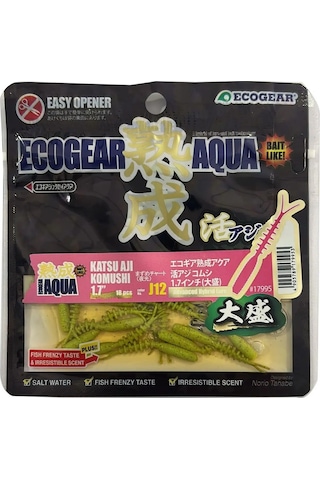 Ecogear Aqua - Katsu Aji Komushi 1.7" 4.3cm 18 Adet Lrf Silikonu