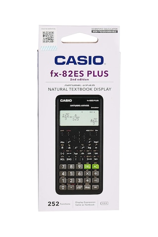 Casio Fx-82esplusbk Casio Bilimsel Fonksiyonlu Hesap Makinesi, 16.2 X 8 X 1.38 Cm, 252 Fonksiyon Çok Renkli