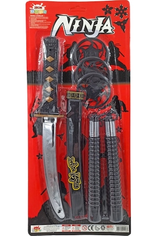 Oyuncak Ninja Samuray Kılıcı Ve Mınçıkası Samuray Kılıcı