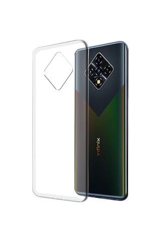 Adige Infinix Zero 8 Kılıf Kamera Korumalı Süper Silikon