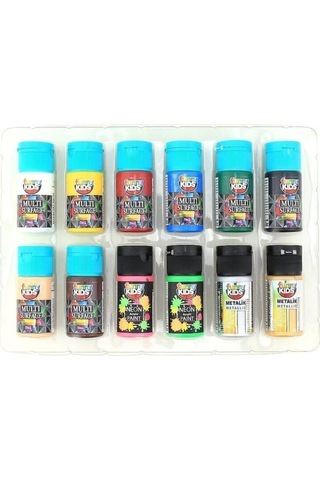 Multimix 12'li Akrilik Boya Seti 8+2+2 Set 12x 20 Ml