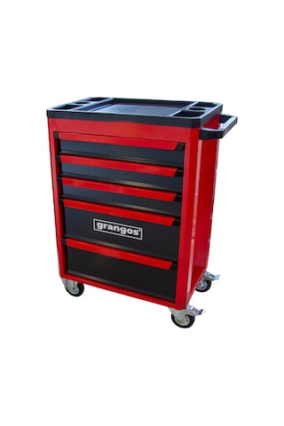 Grangos Grta16 5 Çekmeceli Teleskobik Takım Arabası