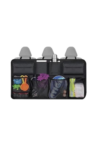 Oto Bagaj Organizer 8 Cepli 85x48cm Cırtlı Siyah