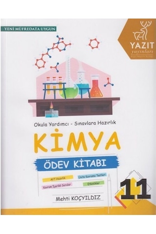 Yazıt 11.Sınıf Kimya Ödev Kitabı