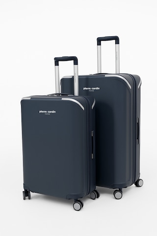 Pierre Cardin Büyük Ve Orta Boy 2'li Set %100 Polipropilen Valiz Lacivert 04pc7090 Lacivert