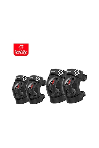 Bsddp Motosiklet Dizlik 4 Parça Set, Dirsek Diz Koruması, Yansıtıcı Gözler, Rahat Nefes Alabilir. Sarı Sarı