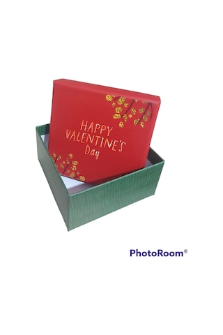 Valentines Day Sevgililer Günü Hediye Kutusu 12,5x12,5x6,5