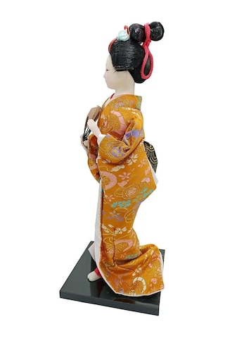 Japon Kimonolu Geyşa Bebek Kabuki Biblo 30 Cm No.8 Anime