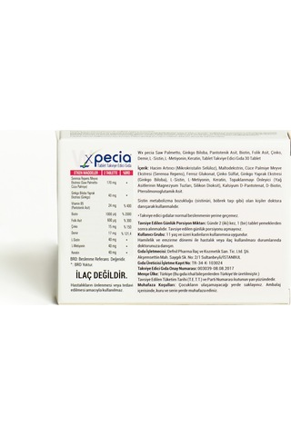 Xpecia Kadın 30 Tablet