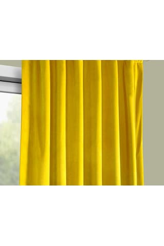 Evdepo Home Deniz Soft Pileli Fon Perde Sarı