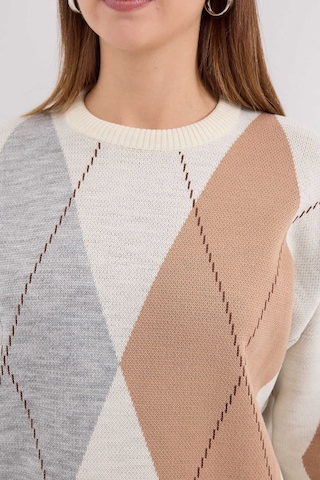 Gabria Baklava Desen Kazak Gri