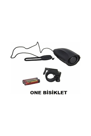 Bisiklet Korna - Siren Korna 120 Desibel Siyah
