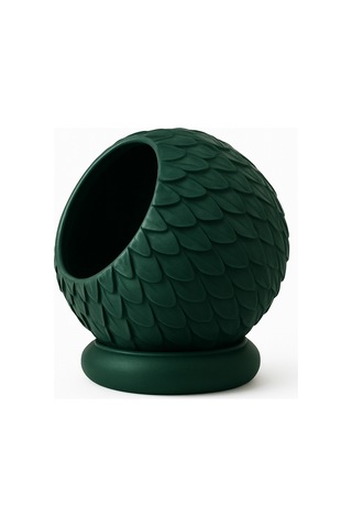 Yeşil Modern Tasarım Dekoratif Saksı