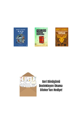 Oh To Be A Cat + Yolda + Uyumsuz Defne Kaman'ın Maceraları - Toprak + Okuma Sticker'ları