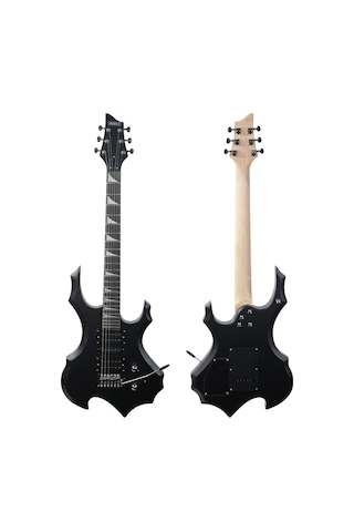 Midex Force-MBK Profesyonel Forest Kasa HSH Elektro Gitar Seti Mat Siyah