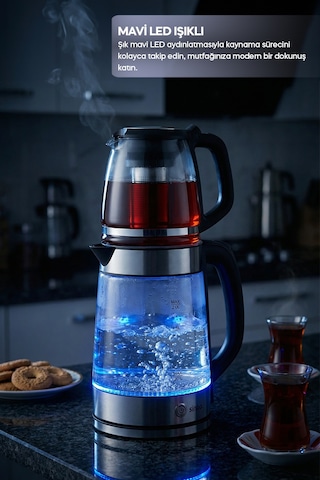 Sinbo STM-5990 2 Si 1 Arada 2 L Çay Makinesi Ve Kettle