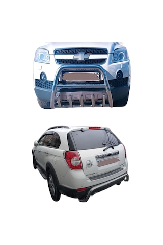GÜRAKS Chevrolet Captiva 2012 Öncesi Krom Ön Ve Arka Tampon Korum