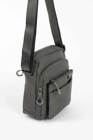Sanmorris Unisex 5 Bölmeli Suya Dayanıklı Paraşüt Kumaş Organizer Çanta Koyu Gri