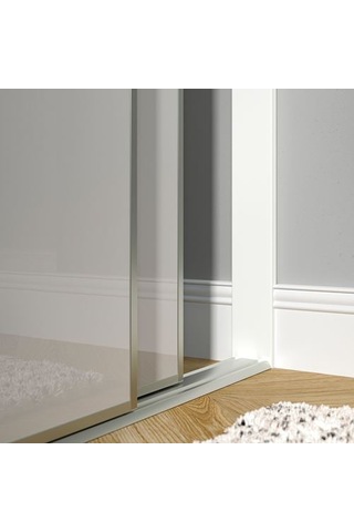 Ikea Skytta Gömme Dolap İçin Durdurma Çubuğu, Beyaz, 240x11x1.8 Cm, 3 Parça