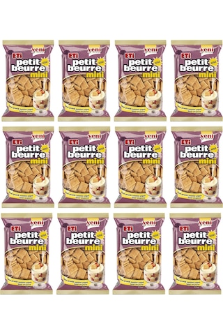 Eti Petit Beurre Mini Bisküvi 175 Gr X 12 Adet