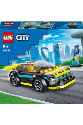 LEGO® City Elektrikli Spor Araba 60383 5+ Yaratıcı Oyuncak Yapım Seti - 95 Parça