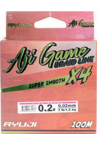 Aji Game 4x 100 Mt Pink İp Misina