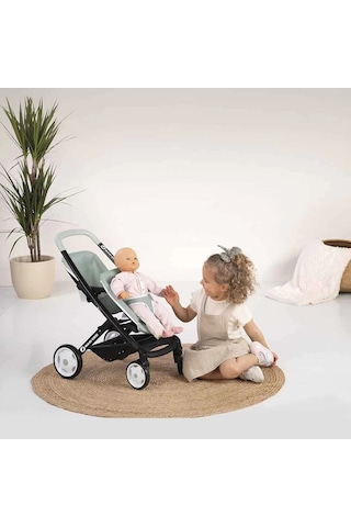 Smoby Maxi-cosi İkiz Oyuncak Bebek Arabası Yeşil