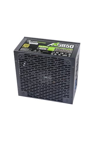 Gamepower Axg-850 14cm 80+ Gold Atx3.0 Pcı-e5.0 850w Power Supply