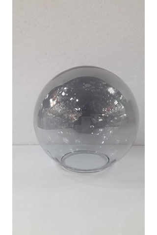 Glop Füme Rengi Avize Camı(Boyu 14 Cm,Eni 15 Cm)