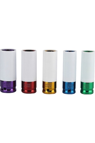 Sones In 1 15/17/19/21/22mm Lokma Seti Lastik Değiştirme Anahtarı Kafası Tekerlek Koruma Kılıfı