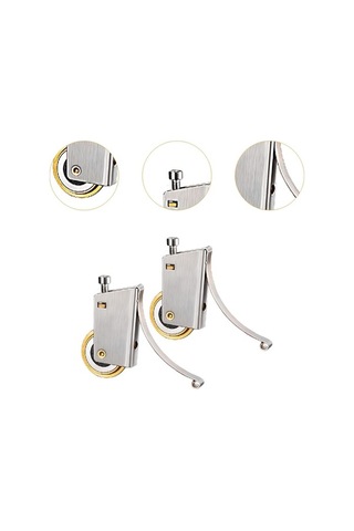 Besthome1 Suntex 2 Adet Sürgülü Ekran Kapısı Tek-dışbükey-tekerlek Kapı Sistemi