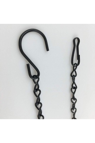 Dianziye 5 Adet Gümüş Renkli 35 İnç Çelik Askı Zinciri - Çiçek Sepetleri, Kuş Yemlikleri, Süs Aletleri İçin Ayarlanabilir Bahçe Ve Ev Süsü