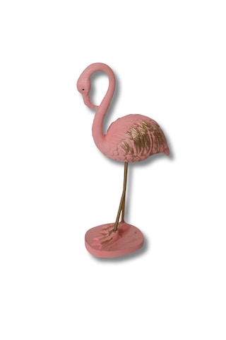 Flamingo Dekoratif Polyester Biblo Pembe .
